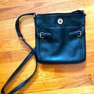 Small black Tommy Hilfiger crossbody bag